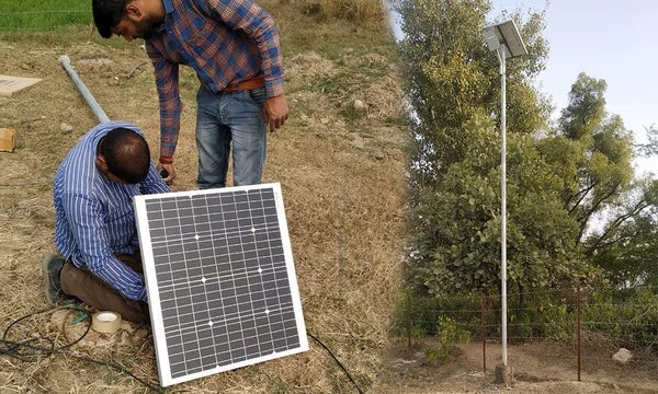 how to install and construct solar street light how to install and construct solar street light